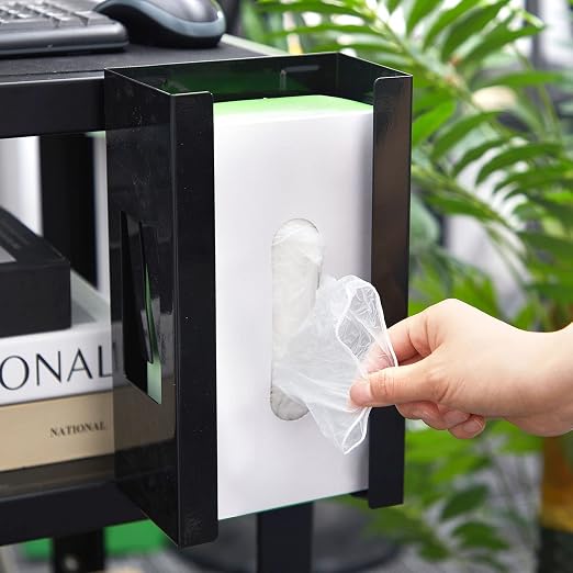Lounsweer 6 Pcs Magnetic Glove Dispenser Holds Boxes of Towels Paper Tissue - Image 7