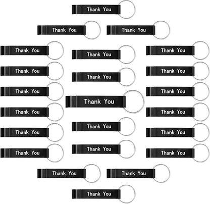 FoldTier 50 Pcs Graduation Thank You Favors Bottle Opener Keychain Bulk by FoldTier
