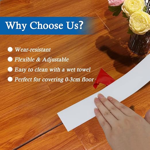 Floor Transition Strip Self Adhesive Floor Cover Strips Laminate 3" Wide Vinyl - Image 5
