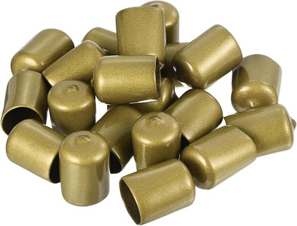 uxcell 20pcs Rubber End Caps 3/4" ID Vinyl Round Tube Bolt Cap Cover Thread - Image 4