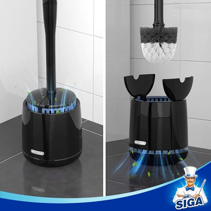 MR.SIGA Toilet Bowl Brush and Holder, - Image 3
