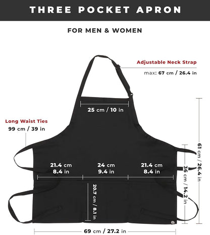 Chef Works Unisex Three Pocket Apron - Image 6