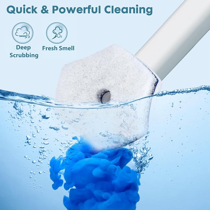 COBETE Disposable Toilet Brush Wand Kit - Image 2