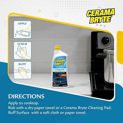 Cerama Bryte Removes Tough Stains Cooktop and Stove Top Cleaner - Image 4