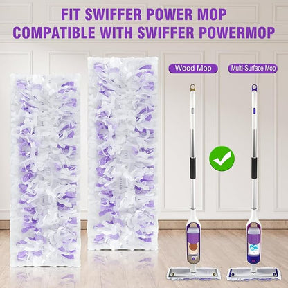 40 Pack Disposable Power Mop Refills Pads Compatible - Image 6