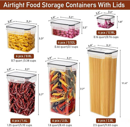 JUJOJB 64 PCS Airtight Food Storage Containers - Image 2