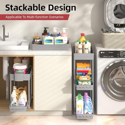 Sevenblue Under Sink Organizer, Bathroom Organizers and Storage, 2 Tier - Image 5