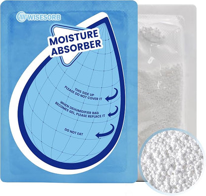 100 Gram 20 Packs Moisture Absorbers, Dehumidifier Bags by Wisesorb