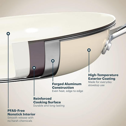 Pyrex 11-Inch Grill Pan Ceramic Cookware - Image 6