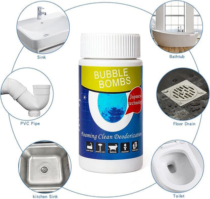 6 Pcs Bubble Bombs Drain Cleaner, Pipe Dredge Deodorant, Quick Dredge Pipeline - Image 2