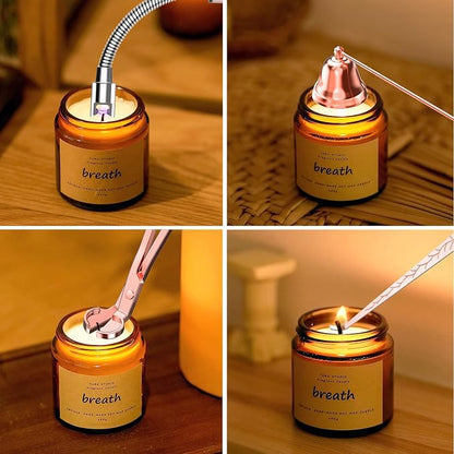 5 in 1 Candle Accessory Set, Candle Wick Trimmer Cutter Set, Candle Wick Dipper - Image 8