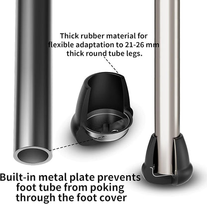 1 Inch Heavy Duty Rubber Chair Leg Caps - Image 4