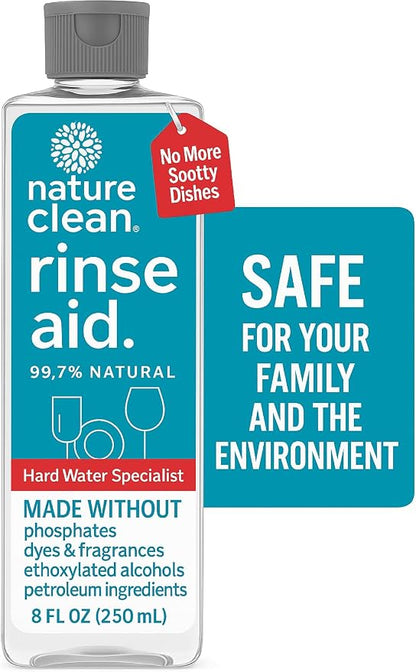 All Natural Dishwasher Rinse Aid Cleaner, Liquid Dishwasher Rinse Agent - Image 8