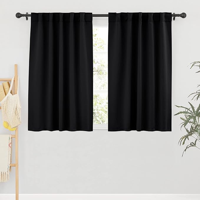 RYB HOME Short Bedroom Blackout Curtains by RYBHOME