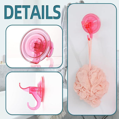 Antimbee 3 Pack Suction Cup Hooks, Removable Small Suction Cups - Image 2