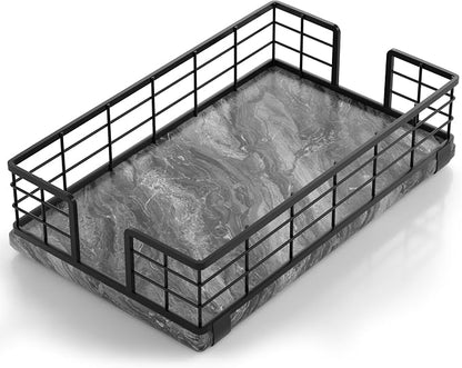 Wican Marble Guest Towel Holder Tray by Wican
