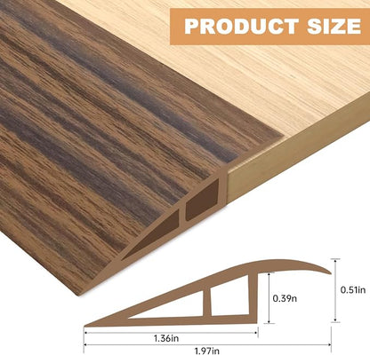 Vinyl Door Threshold Flooring Transition Strip Self Adhesive Carpet Edging Strip - Image 2
