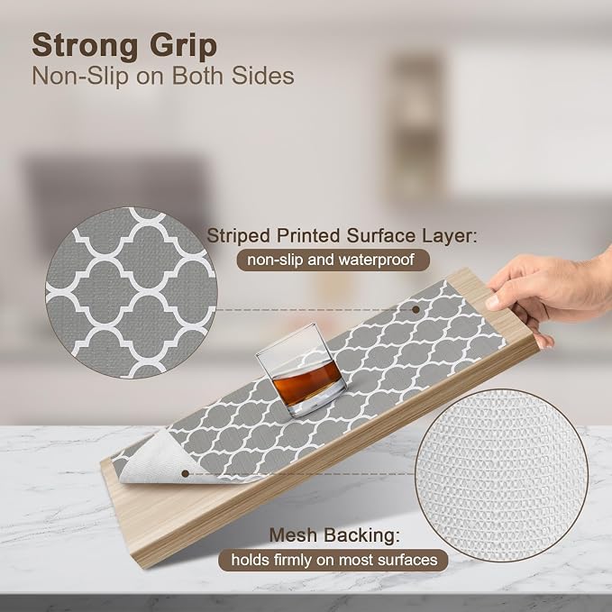 OcePor Non-Adhesive Drawer and Shelf Liner 24IN x 30FT，Non Slip Cabinet and - Image 2