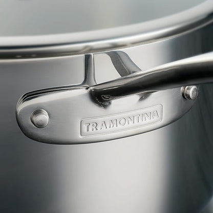 Tramontina Tri-Ply Clad Stainless Steel 6-Quart Saute Pan - Image 5