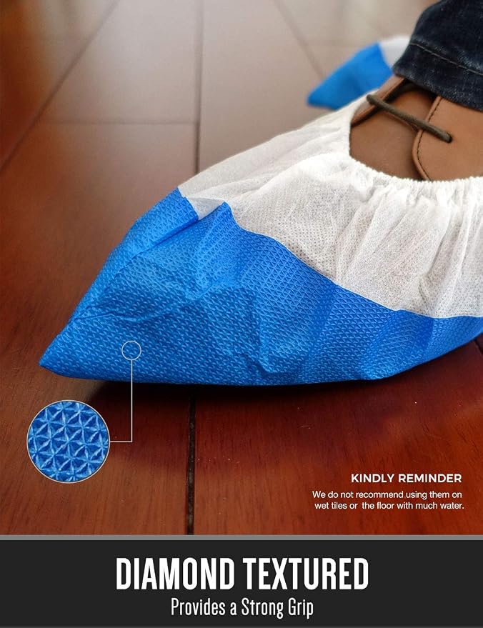 Ohana 1st Hybrid Shoe Covers Disposable Non Slip Waterproof, MEGA Pack. - Image 3