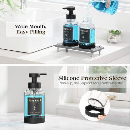 Luxspire Foaming Soap Dispenser, Non-Slip Hand Soap Dispenser - Image 4