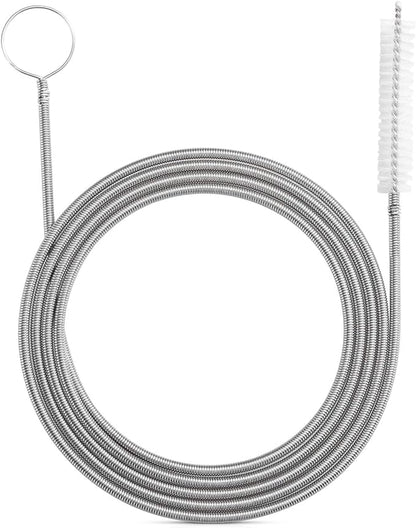 Long Drain Brush Flexible Feeding Tube Brush Slim Cleaning Brush Hose Pipe Brush by RayTour