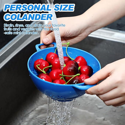Baderke 4 Pack Mini Colander for Kitchen Plastic Berry Strainer - Image 4
