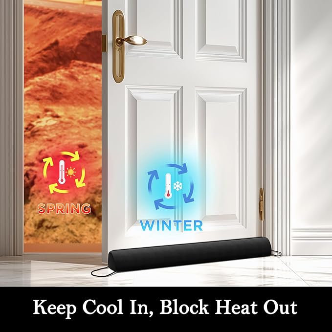 Sunolga 32" Door Draft Stopper Blocks Hot and Cold Air - Image 8