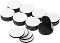 BRAVESHINE 36PCS Sticky-Back Adhesive Tape - Round Hook and Loop Adhesive Stickers - Double Sided Heavy-Weight Carpet Pads Wall Mounting Tapes for Home Office Phone Mount - Round 1.5inch