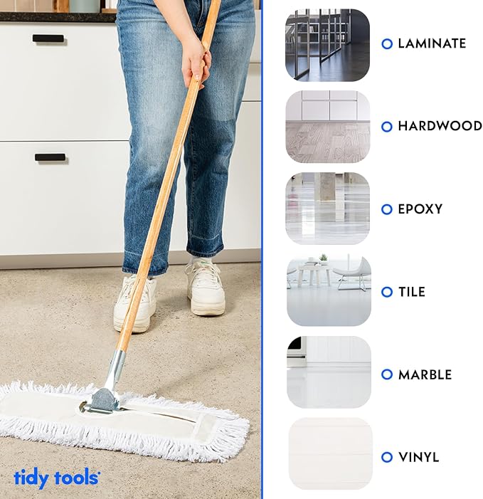 Commercial Dust Mop & Floor Sweeper, 60 in. Dust Mop - Image 5