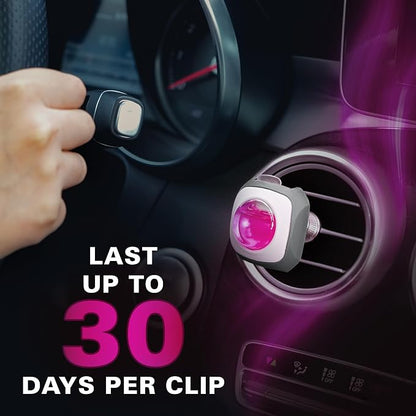 Air Jungles Flora Bliss Scent Car Air Freshener Clip, 6 Vent Clips, 4ml Each - Image 6