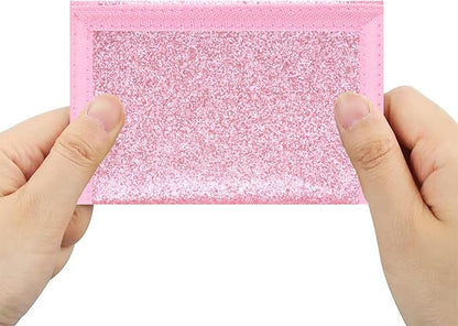 NEICY RFID Blocking Canvas Wallet for Men and Women - Camo Trifold Outdoor Sports Wallets with Magic Sticker for Teen Kids (Rose Bling)