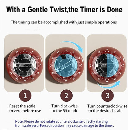 Visual Kitchen Timer for Cooking, Chef Cooking Timers Clock - Image 2