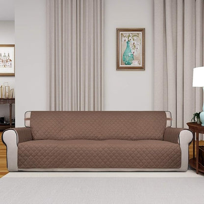 PureFit Reversible Quilted Sofa Cover, Water Resistant Slipcover Furniture - Image 2
