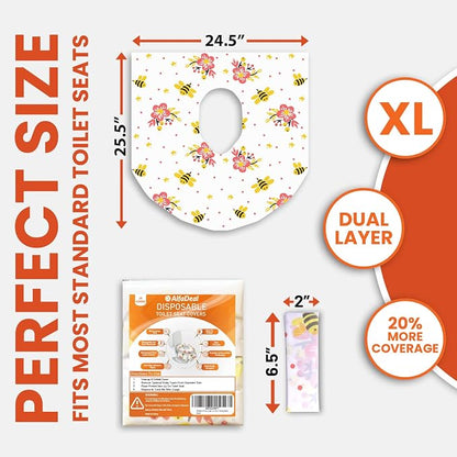 20 Extra Large Toilet Seat Covers Disposable - Image 5