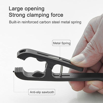 Large Clothes Pins Towel Clips, Strong Plastic Clothes Hanger. S Hook - Image 5