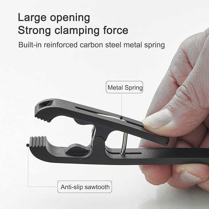 Large Clothes Pins Towel Clips, Strong Plastic Clothes Hanger. S Hook - Image 5