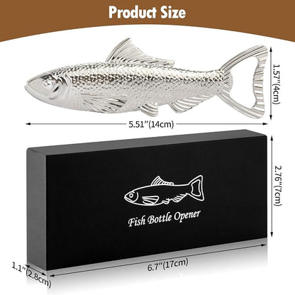 Fish Gifts for Men Fish Beer Bottle Opener, Fishing Gift for Fathers Day - Image 2