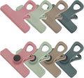 TACGEA Chip Clips, Magnetic Bag Clips with Air Tight Seal for Food Storage, 8 Pieces, Neutral Color