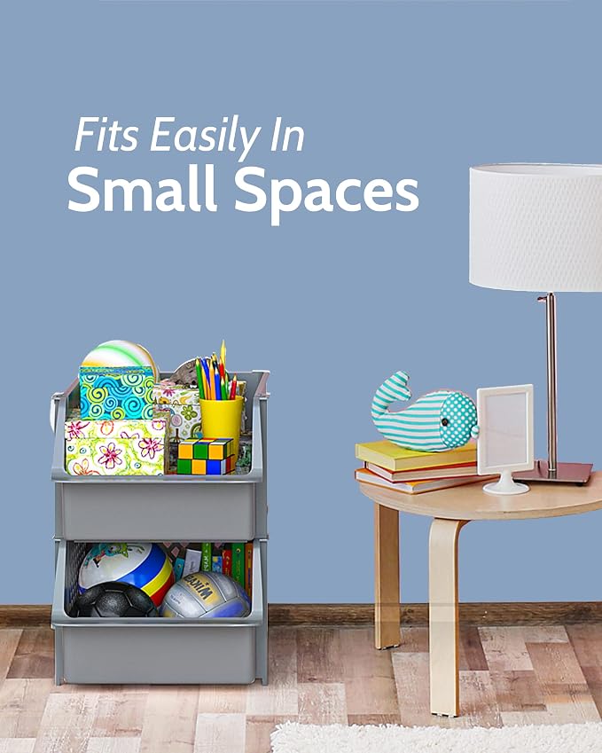 Skywin Plastic Stackable Storage Bins - Image 6