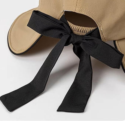 Wide Brim Hats for Woman Foldable Hats Sun Hats for Women uv Protection Bowknot Bucket hat Adjustable hat with Ponytail Hole