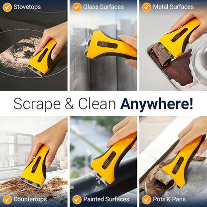 Razor Blade Scraper Tool With 15 Extra Blades - Image 4