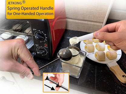 JETKONG Baker's Dusting Wand for Sugar, Flour and Spices, Stainless Steel - Image 4