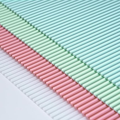 GOYLSER Silicone Refrigerator Shelf Mat, 4 Pack Waterproof Fridge Mat Liners - Image 2