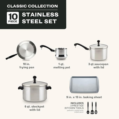 Farberware Classic Series Stainless Steel Pots and Pans - Image 4