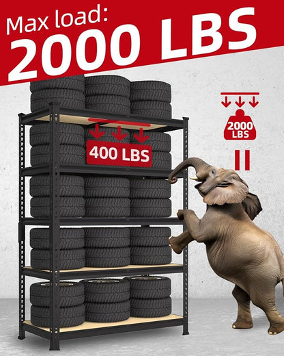 PrimeZone 36" x 16" x 72" Heavy Duty Storage Shelves - Image 7