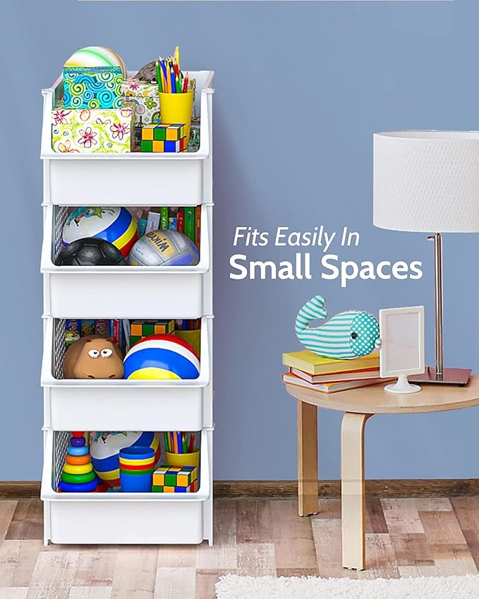 Skywin Plastic Stackable Storage Bins - Image 4