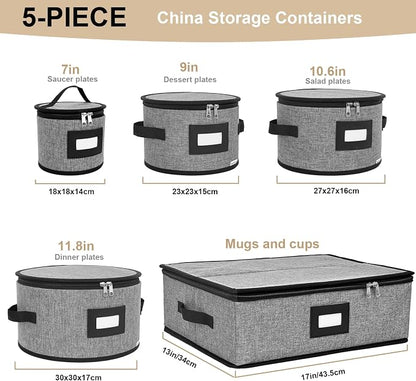 homyfort China Storage Containers, Hard Shell - Image 3