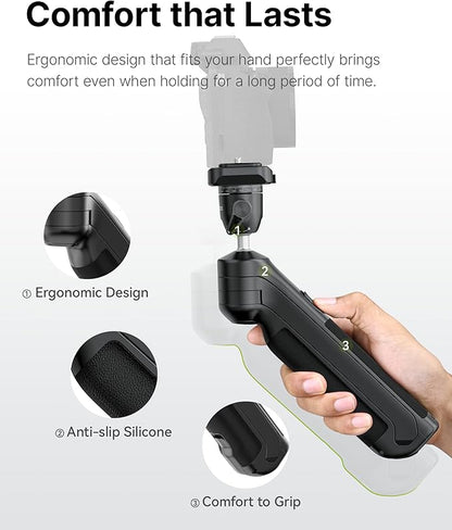 ULANZI TT38 Mini Tripod for Camera, One-Click Open Tabletop Camera Tripod Small Portable Stand with Uka F38 Quick Release, Travel Stand Compatible with DJI OSMO Pocket 3/OSMO 360/Insta360 x5/Sony