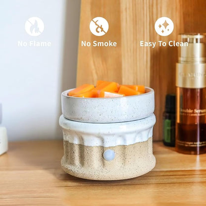 Ceramic Wax Melt Warmer - 3 in 1 Smokeless and Flameless Electric Wax Warmer - Image 4
